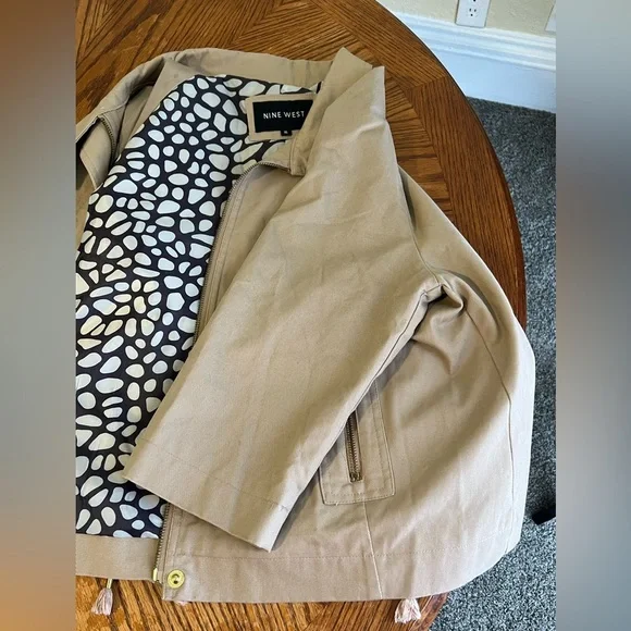 Nine West Tan Trench - Picture 10 of 11